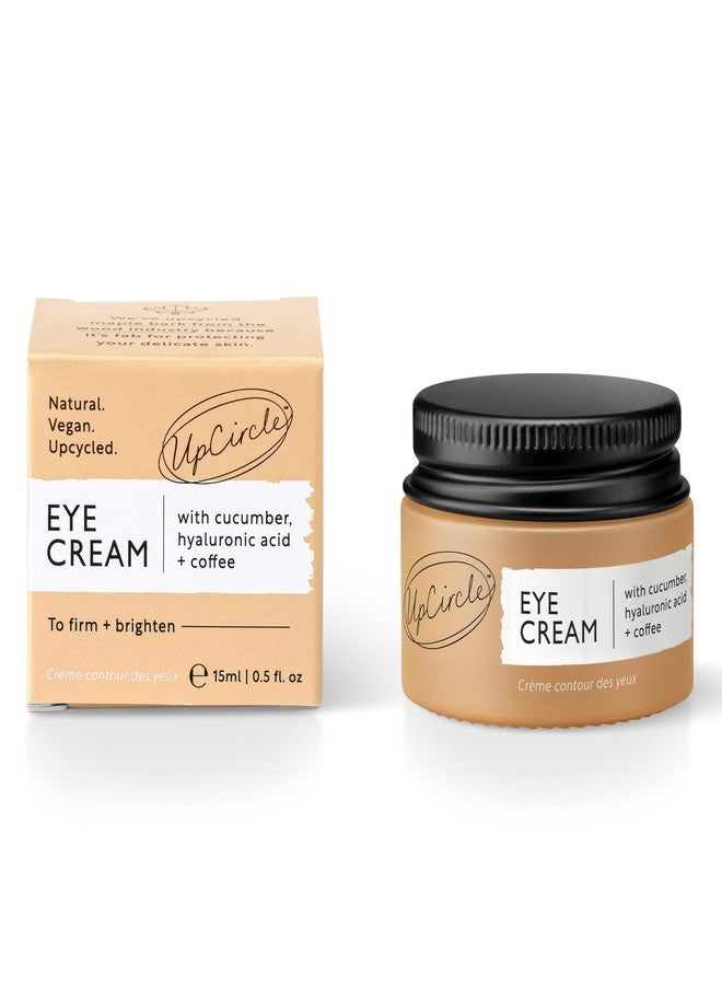 UpCircle Eye Cream With Coffee And Hyaluronic Acid 0.5 FL OZ - For Dark Circles, Puffiness + Wrinkles - Glycerin, Maple Bark + Cucumber Extract - Natural, Vegan + Cruelty-Free - Image 2